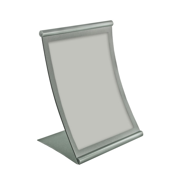 Azar Displays 8.5"W x 11"H Curved Metal Frame 300880 - main